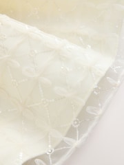 Baker by Ted Baker Mesh Overlay Angel Sleeve Scuba Dress - Image 4 of 5