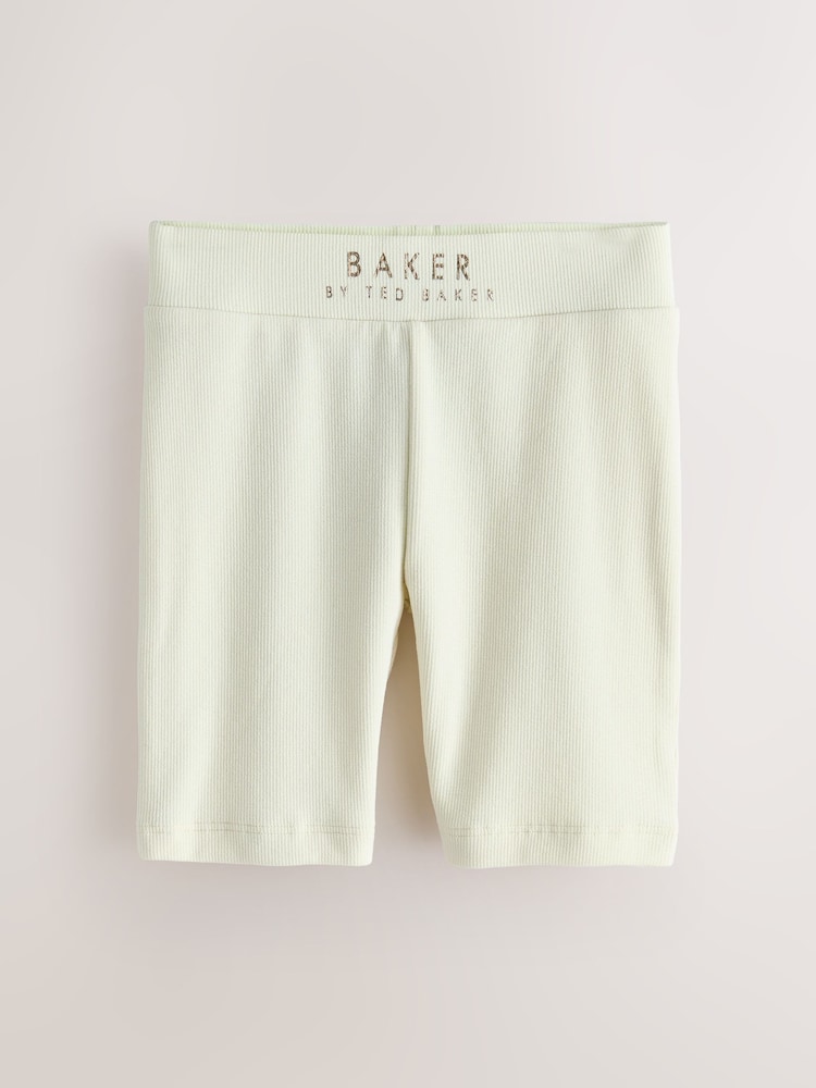Baker by Ted Baker Black/Lime Ribbed Cycling Shorts 3 Pack - Image 2 of 7
