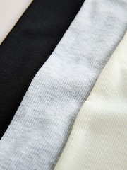 Baker by Ted Baker Black/Lime Ribbed Cycling Shorts 3 Pack - Image 6 of 7