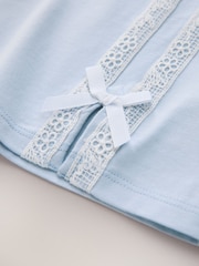 Blau - Baker by Ted Baker 2 -teiliges T-Shirt- und Shorts-Set mit Spitzenbesatz - Bild 9 von 13