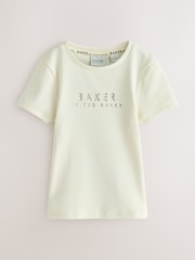 Baker by Ted Baker Multi Ribbed Fitted Crop Tops 3 Pack - Image 2 of 7