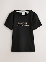 Baker by Ted Baker Multi Ribbed Fitted Crop Tops 3 Pack - Image 4 of 7