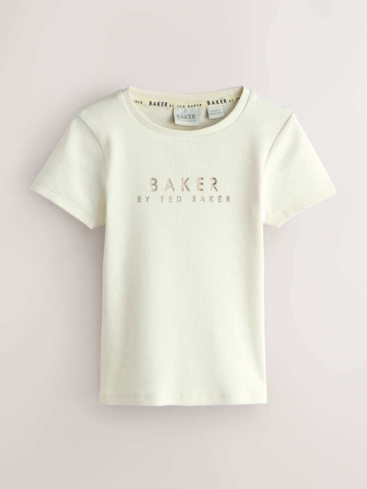 Buy Baker by Ted Baker Multi Ribbed Fitted Crop Tops 3 Pack from 