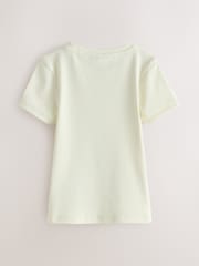 Baker by Ted Baker Multi Ribbed Fitted Crop Tops 3 Pack - Image 5 of 7