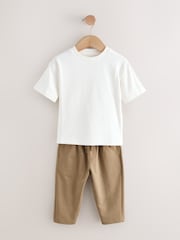أزرق - Jersey Shirt T-Shirt and Joggers 3 Piece Set (3mths-7yrs) - صورة 3 من 5