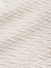 뉴트럴 - Slim Fit Cotton Rich Textured Stitch Crew Neck Jumper - 7의 이미지 6