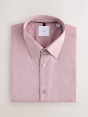 Pink/ көк / жашыл - Кадимки формада, оңой кам көрүлүүчү текстураланган бир манжеттүү акылдуу футболкалар 3 топтому - 9ичинен 7 сүрөт