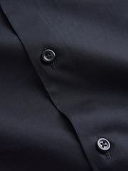 White/Black Cotton Stretch Long Sleeve Single Cuff Smart Shirts 2 Pack - Image 5 of 11