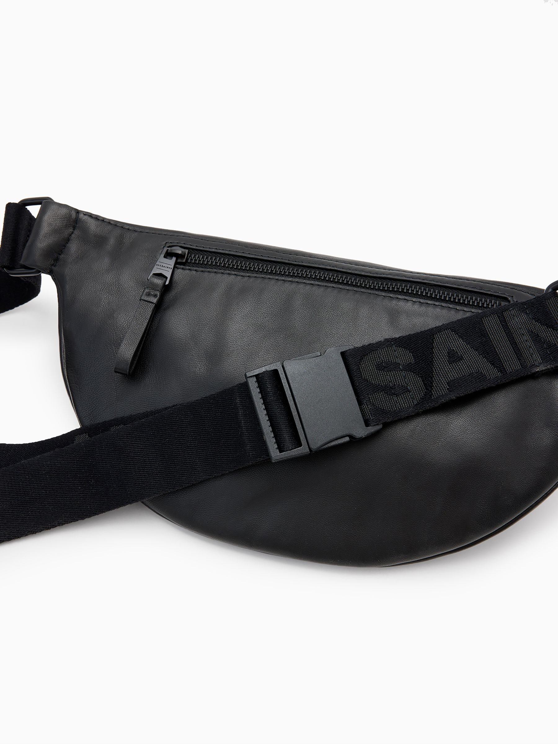 Buy AllSaints Black Itoko Adjustable Bum Bag from Next France