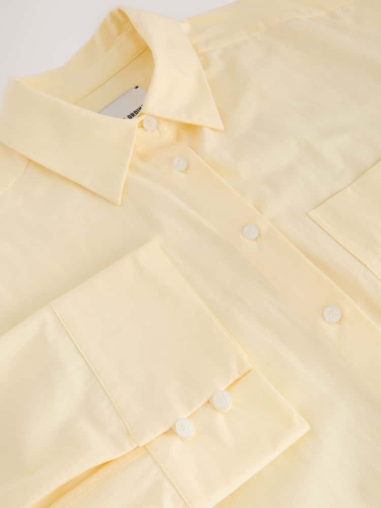 Nothing Ordinary Yellow Pure Cotton Relaxed Shirt - Image 9 of 9 Nothing Ordinary Yellow Pure Cotton Relaxed Shirt - Image 9 of 9