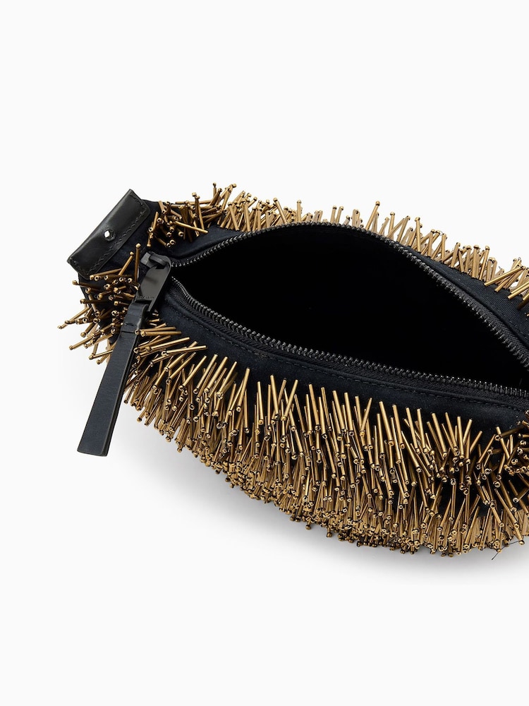 AllSaints Madea Chain Strap Beaded Bag - Imagem 2 de 7