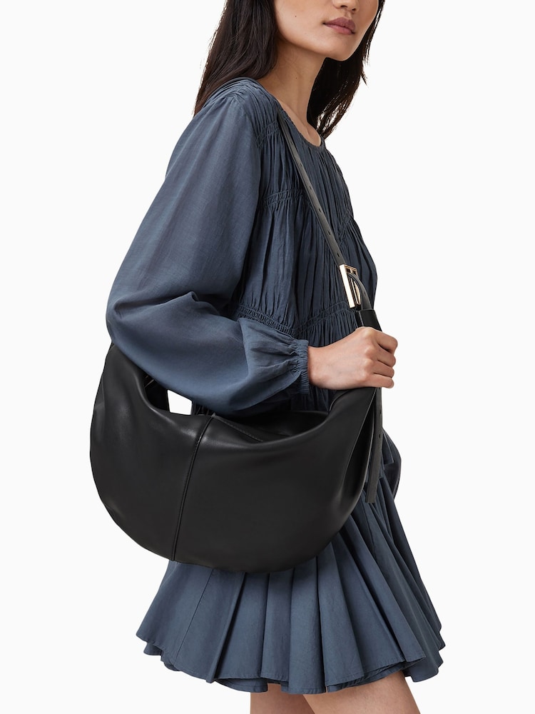 AllSaints Luna Leather Shoulder Bag - Imagen 2 de 7 AllSaints Luna Leather Shoulder Bag - Imagen 2 de 7