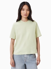 AllSaints Green Lisa Boxy Crew Neck T-Shirt - Image 1 of 8