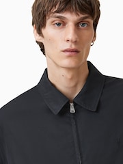 Schwarz - AllSaints Trey Ramskull Pointed Collar Jacket - Bild 2 von 9
