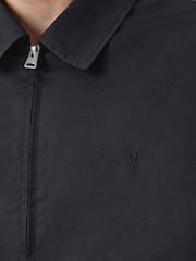 Schwarz - AllSaints Trey Ramskull Pointed Collar Jacket - Bild 6 von 9