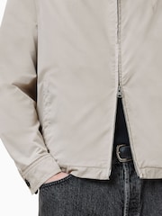 AllSaints Brown Trey Ramskull Pointed Collar Jacket - Image 9 of 11