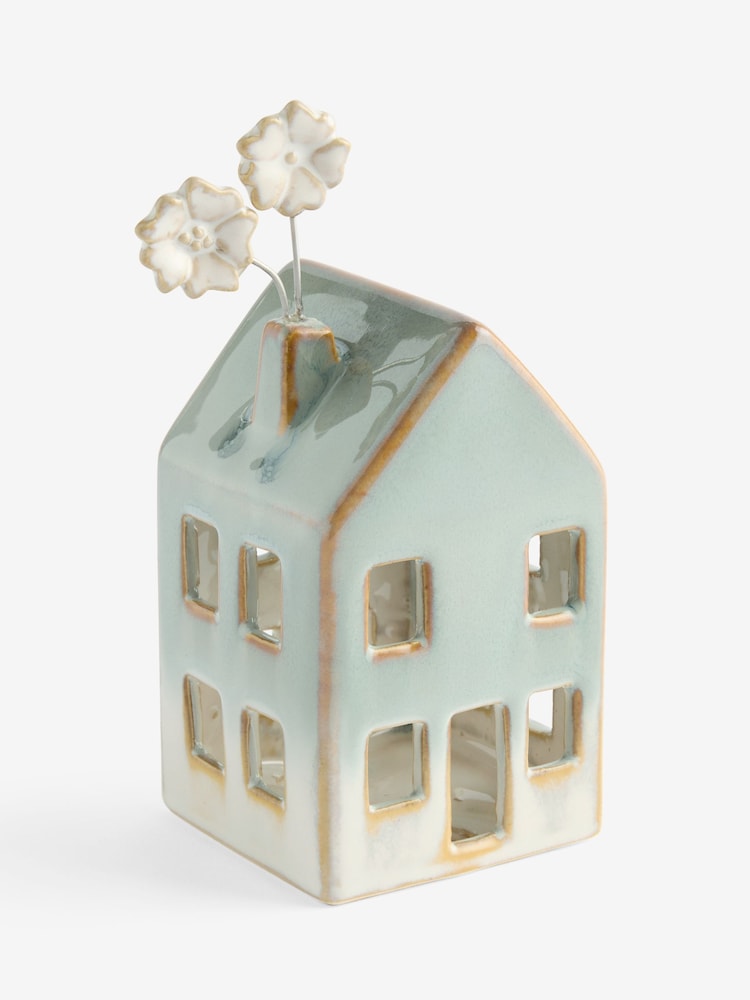 Green Ceramic Spring House Ornament - Image 3 of 3