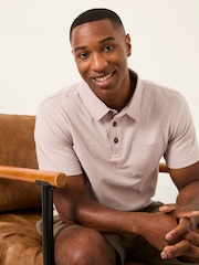 FatFace Dusky Purple Elm Stripe Polo - Image 5 of 6