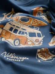 FatFace Navy VW Camping Kayak Graphic Tshirt - Image 5 of 6