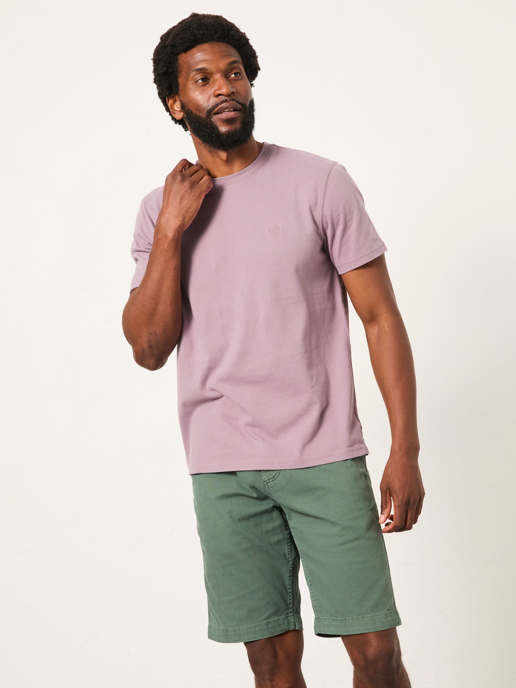 Fat Face Men - T-Shirt - Size 6ft - Purple