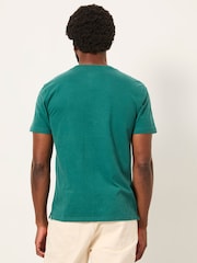 FatFace Lulworth Jade Green Short Sleeve T-Shirt - Image 2 of 4