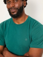 FatFace Lulworth Jade Green Short Sleeve T-Shirt - Image 4 of 4