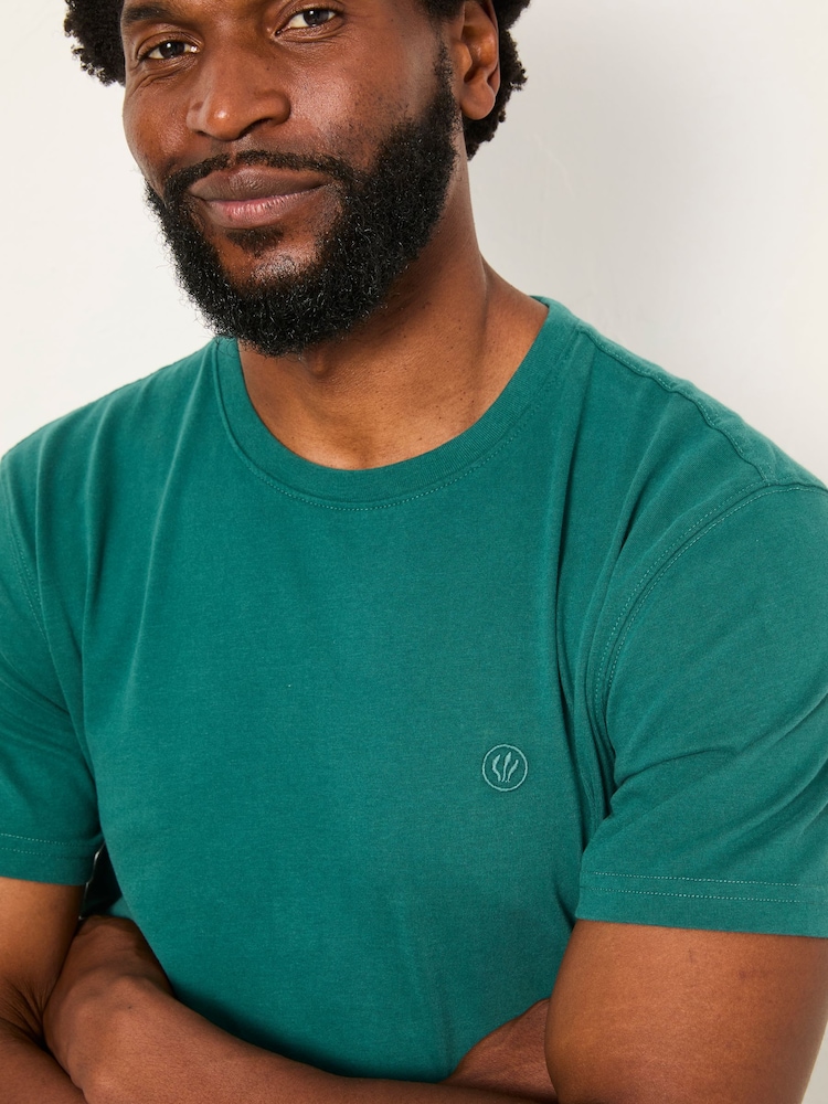 FatFace Lulworth Jade Green Short Sleeve T-Shirt - Image 4 of 4 FatFace Lulworth Jade Green Short Sleeve T-Shirt - Image 4 of 4