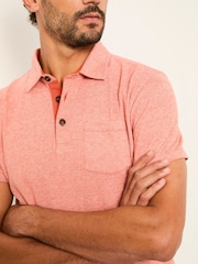 FatFace Rust Red Elm Stripe Polo - Image 5 of 5