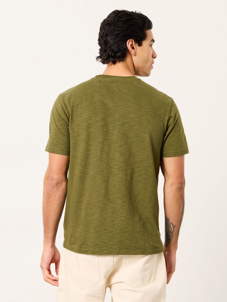 FatFace Khaki Green VW Scenic Route Graphic Tshirt - Image 2 of 7