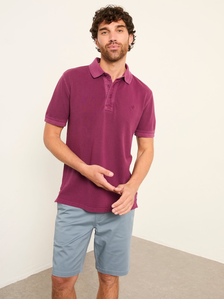Ciruela púrpura - Polo piqué de manga corta FatFace - Imagen 1 de 7