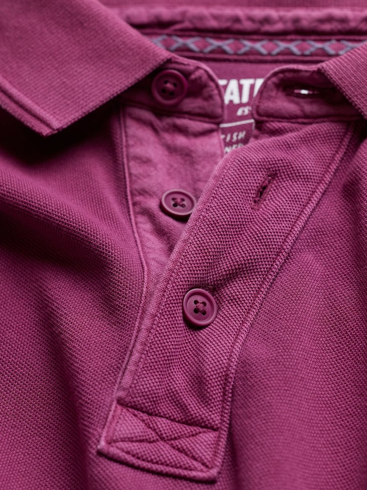 Ciruela púrpura - Polo piqué de manga corta FatFace - Imagen 7 de 7