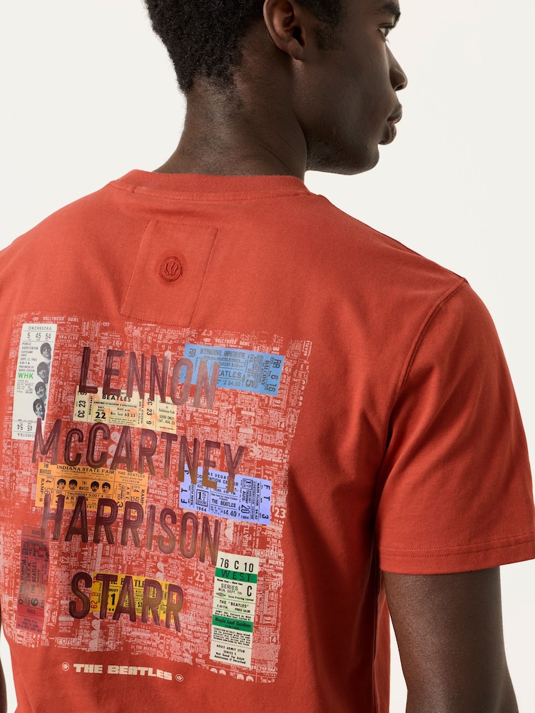 FatFace Beatles Graphic T-Shirt - Afbeelding 5 van 5