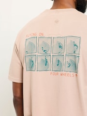 FatFace Fyra Hjul Graphic T-shirt - Bild 2 av 6