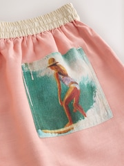 Surfer Scenic Print Elasticated Waist Shorts - Image 2 of 3