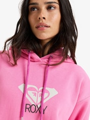 Roxy Pink Surf Stoked Logo Hoodie - Image 5 of 7