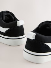 črna/bela - zapenjanje z ježkom Skate Trainers - Slika 5 iz 5