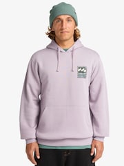 Billabong Purple Foundation Backprint Graphic Logo Hoodie - Image 1 of 7