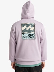 Billabong Purple Foundation Backprint Graphic Logo Hoodie - Image 2 of 7