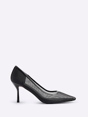 River Island Black Mesh Full Court Shoes - Image 1 of 5