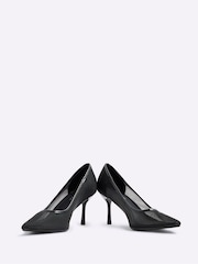 River Island Black Mesh Full Court Shoes - Image 4 of 5