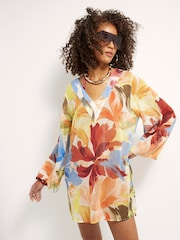 Vestido Tunic estampado River Island - Imagem 1 de 6