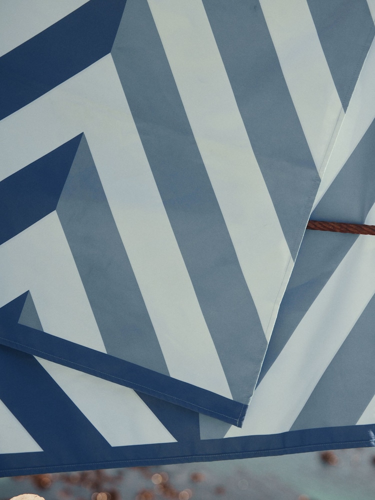 Blue Quick Dry Beach Towel - Image 2 of 3