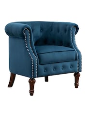Birlea Blue Freya Chair - Image 7 of 7