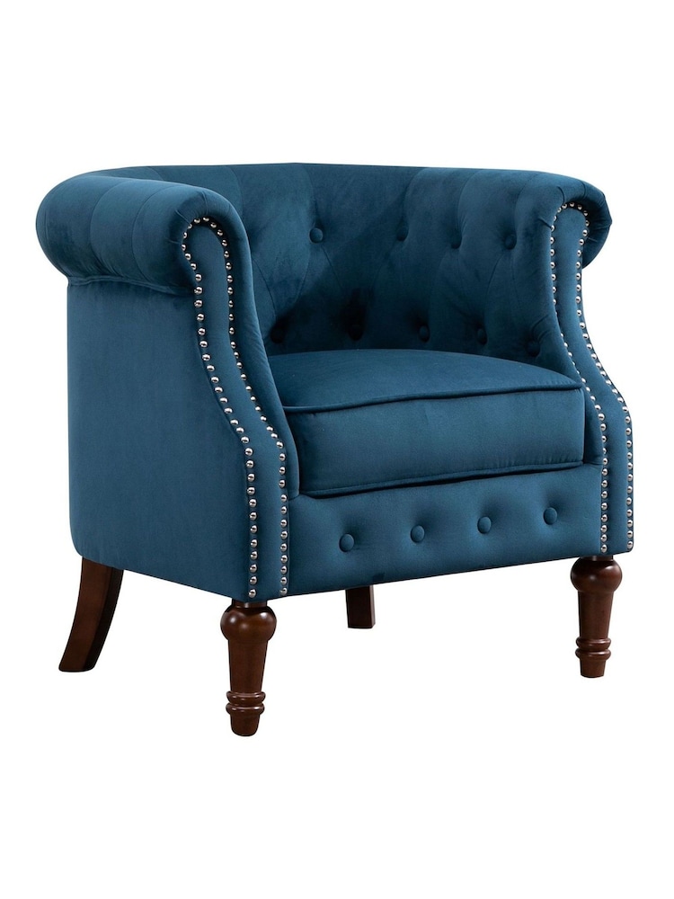 Birlea Blue Freya Chair - Image 7 of 7