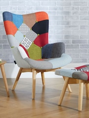 Birlea Multi Bright Sloane Patched Chair - Image 1 of 5