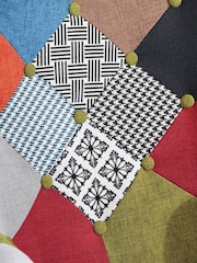 Birlea Multi Bright Sloane Patched Chair - Image 4 of 5