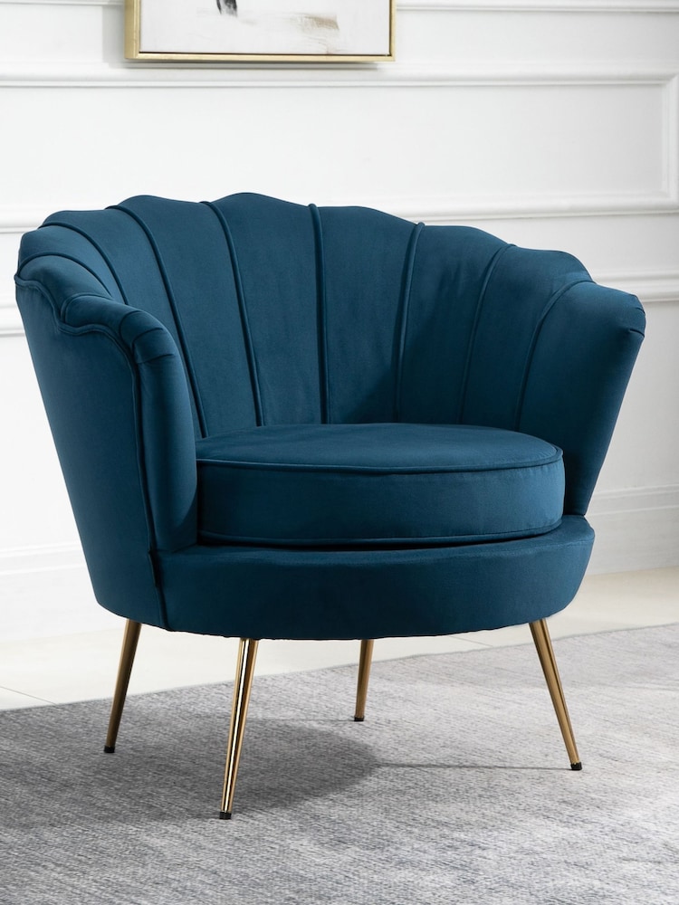 Birlea Blue Ariel Chair - Image 1 of 7