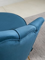 Birlea Blue Ariel Chair - Image 3 of 7