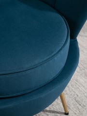Birlea Blue Ariel Chair - Image 4 of 7