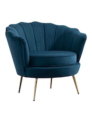 Birlea Blue Ariel Chair - Image 7 of 7